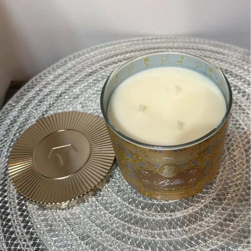 BBW Disney Belle 3 Wick Scented Candle NWT